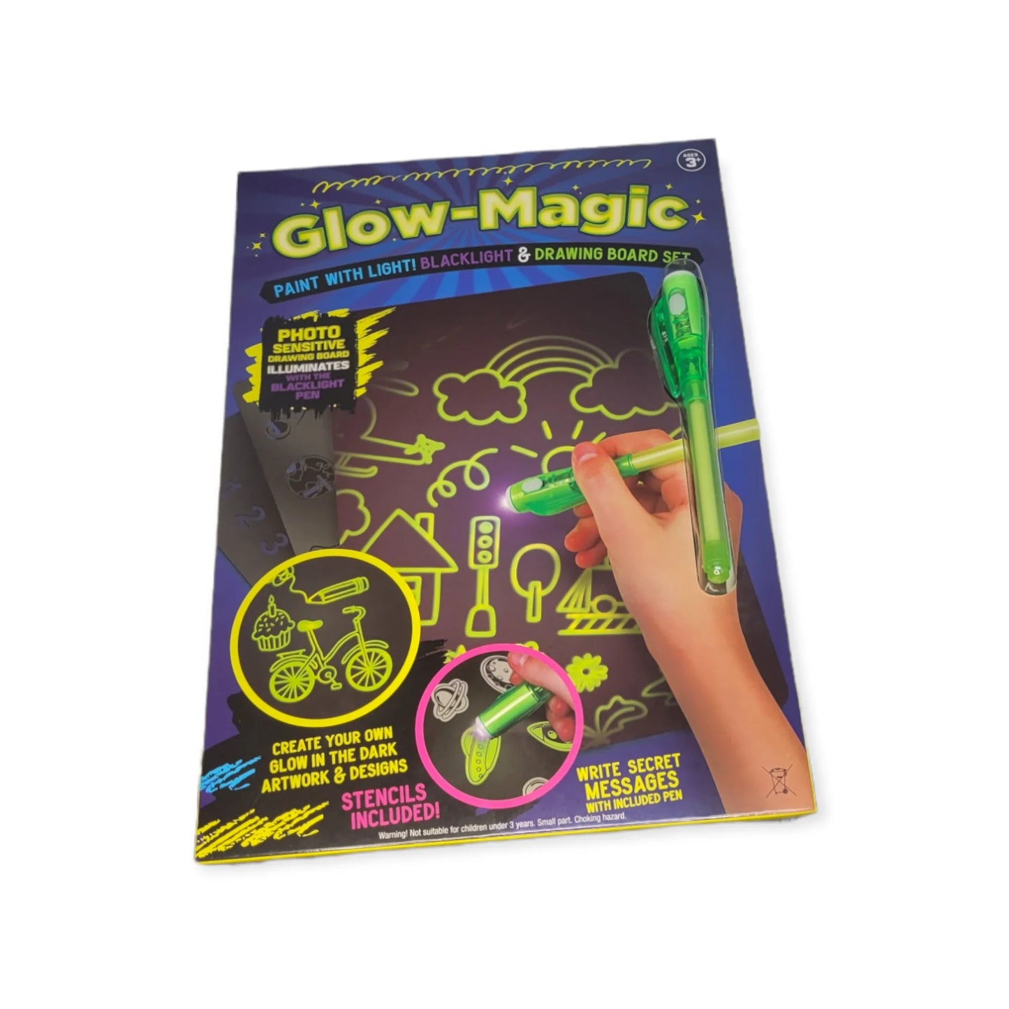 3+ Years Toy Doodle Tablet with Light Drawing Board Set, 11X8X 0.17 In, 0.53 Lbs